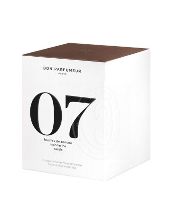Bon Parfumeur Candle 07 Tomato Leaves Tngerine,Blackcurrant