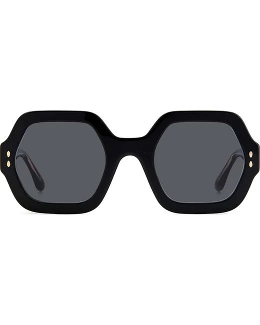 Isabel Marant Hexagon Black Sunglasses