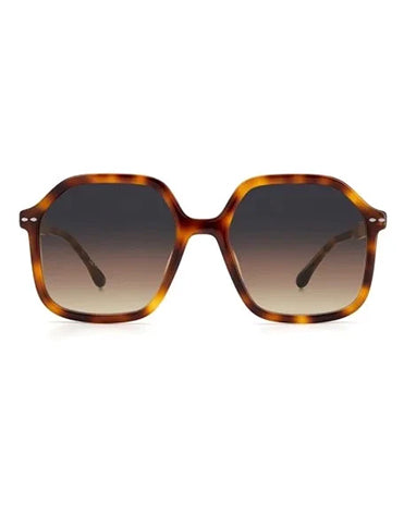 Isabel Marant Havana Hexagon Sunglasses