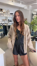 Citizens Of Humanity Essential Slouchy Cardigan Fawn