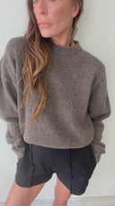 Harris Wharf Knitted Sweatshirt
