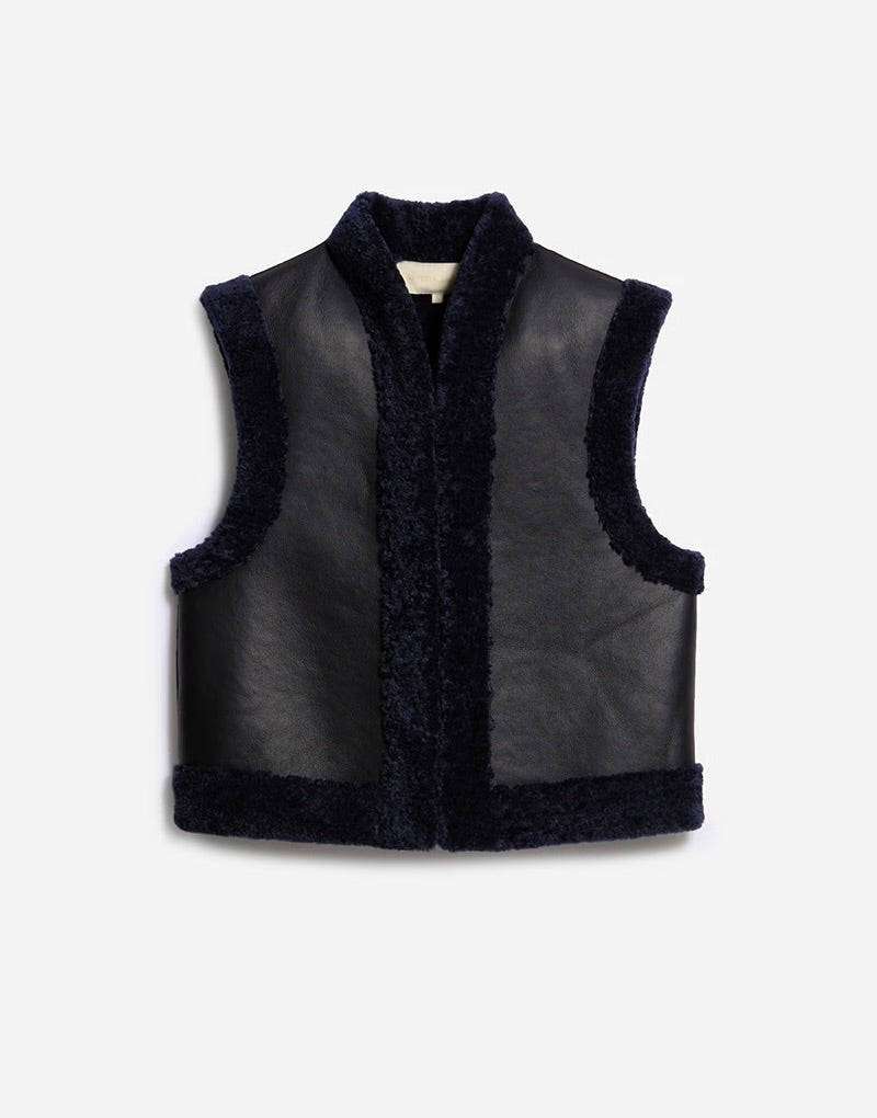 Vanessa Bruno Daman Sleeveless Noir Gilet