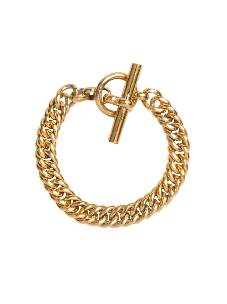 Tilly Sveass Small Gold Curb Link Bracelet