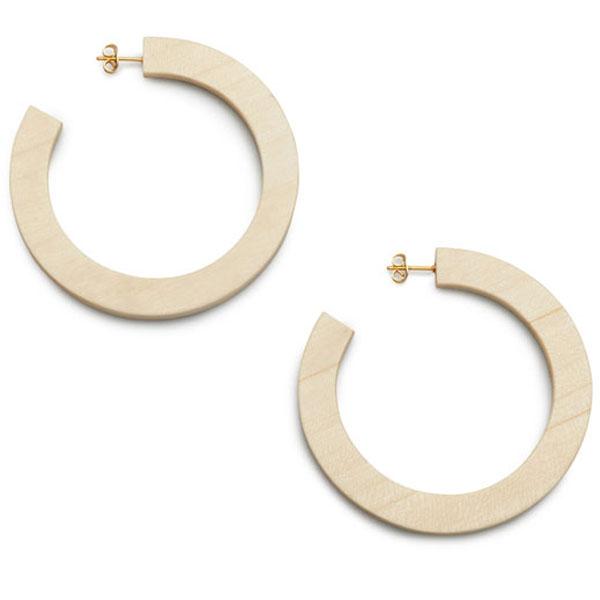 Natural White Wooden Hoops